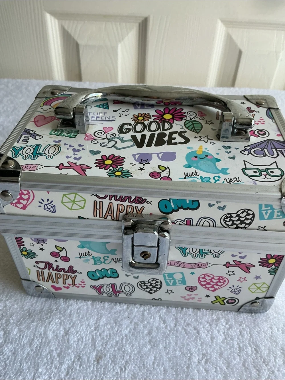 Good Vibes Kids Jewelry Box - White Multicolor